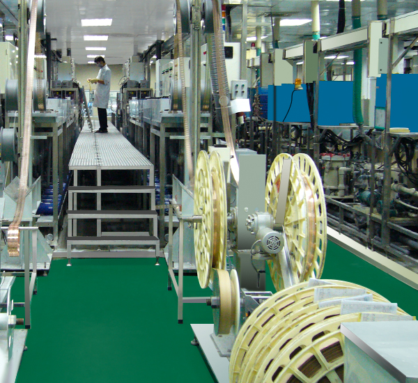  IC wire frame selective silver plating production line